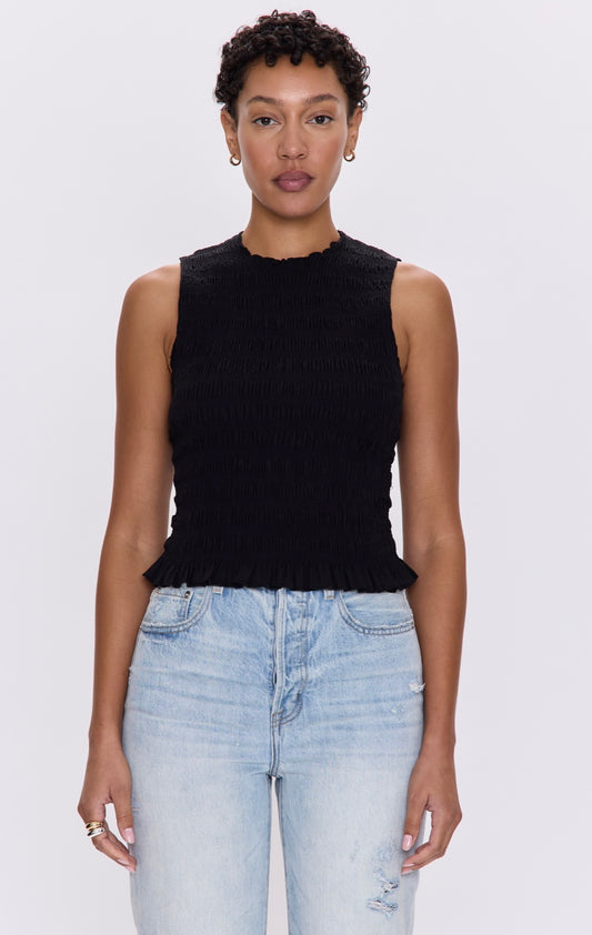Pistola Phoebe Smocked Tank
