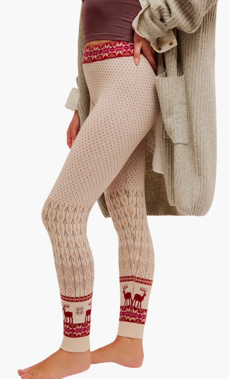 Free People Falala Fair Isle Leggings