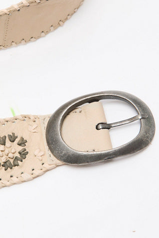 Indigo Dreaming Raffia Belt