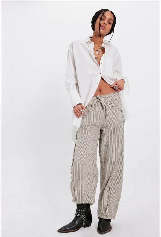Something Good Pull-On Barrel Pants