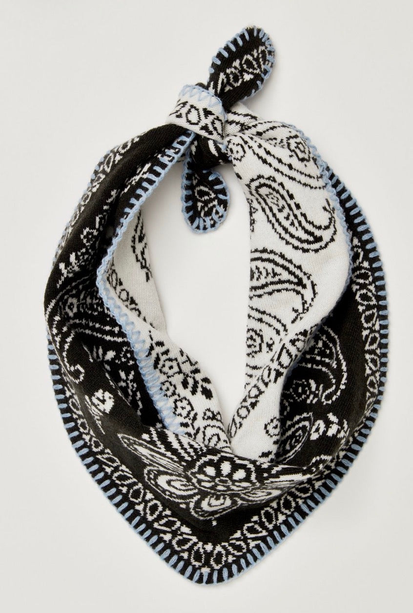 Carmen Knitted Triangle Bandana