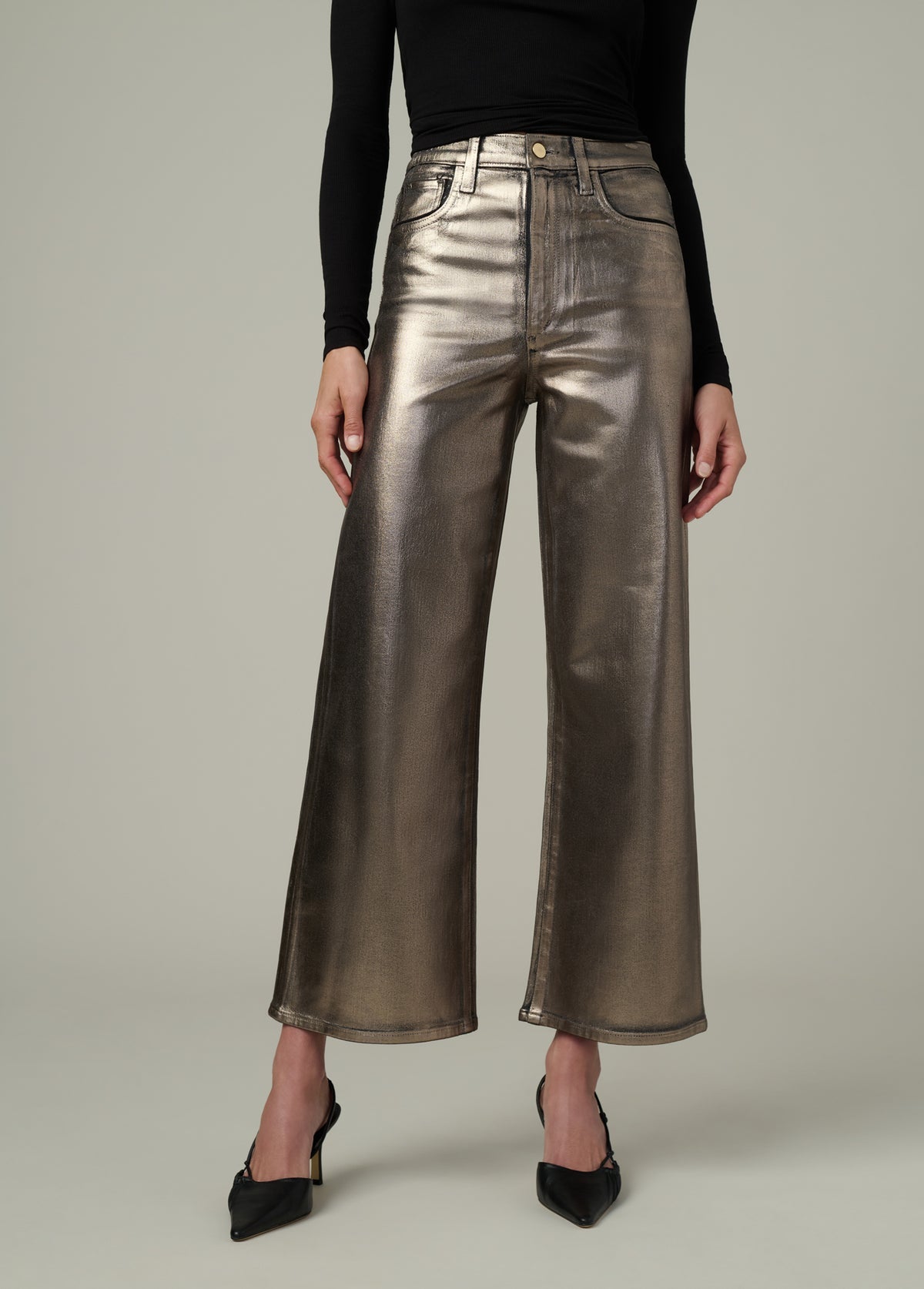 Mia High Rise Wide Leg Ankle