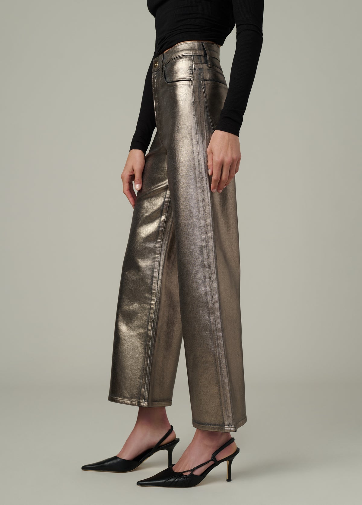 Mia High Rise Wide Leg Ankle
