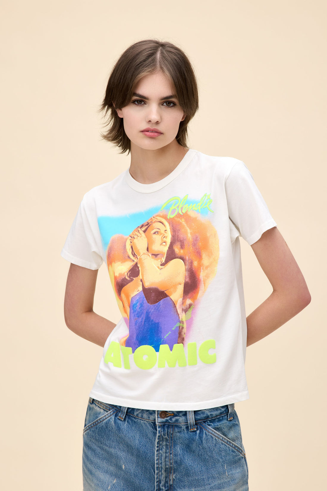 Blondie Atomic Ringer Tee