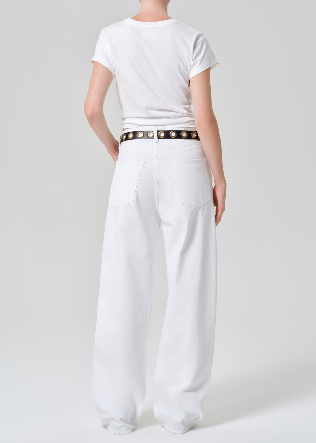 Ayla Baggy In Soft White