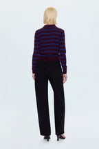 Tate High Rise Bowed Wide Leg