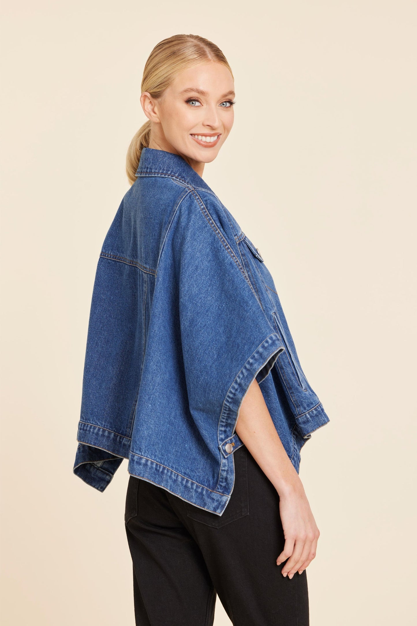 Denim Jacket Cape