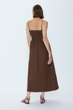 Bianca Shirred Bodice Dress