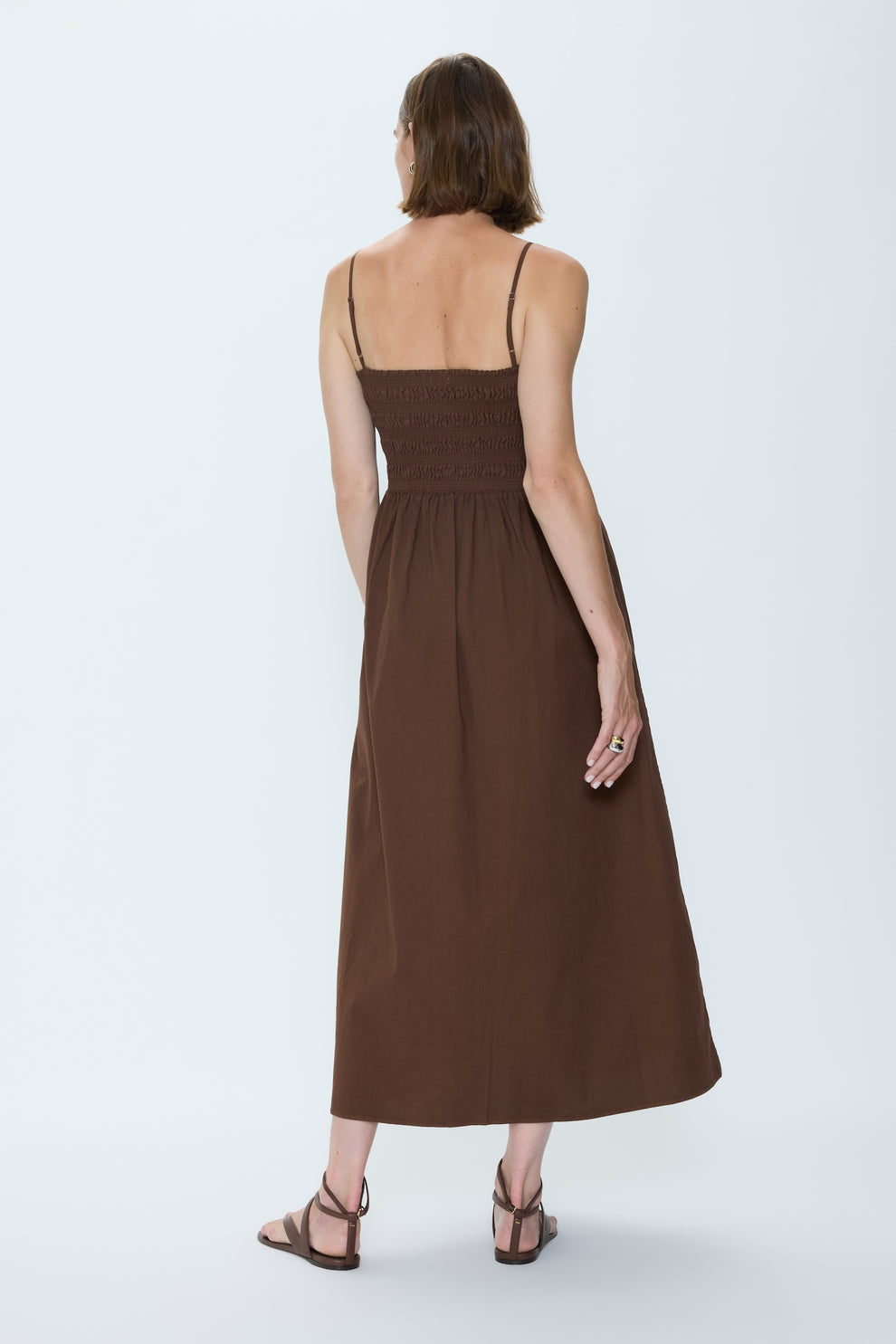 Bianca Shirred Bodice Dress