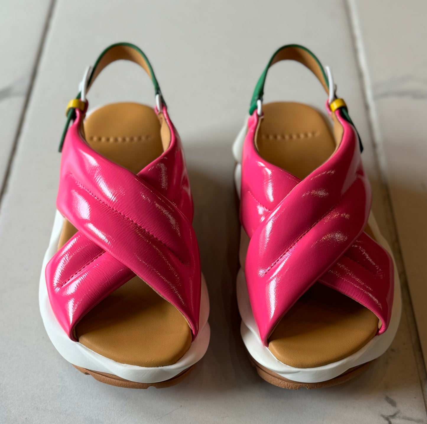 4CCCCEES Mellow MOA SANDAL-Fushia