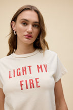 The Doors Light My Fire
Reverse GF Tee