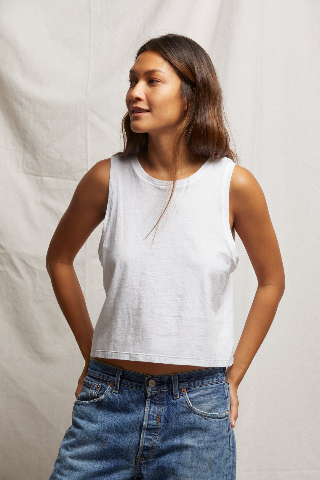 Gracie Perfect White Tee Tank