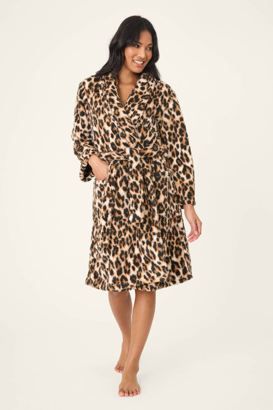 Holiday Dreams Leopard Robe