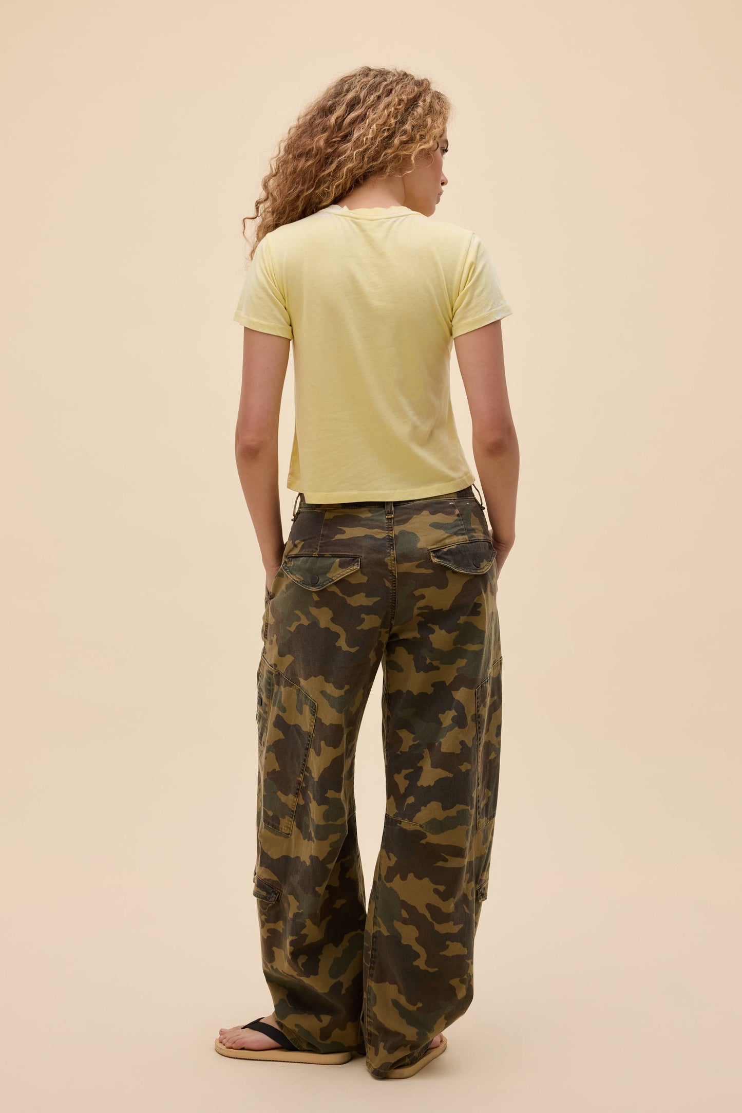 Solid Burnout Vintage Tee