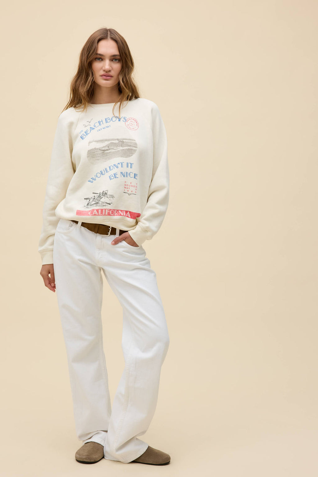 Beach Boys Wouldn’t it Be Nice Vintage Raglan Sweatshirt