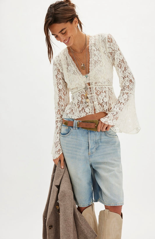 Whispering Love Lace Top
