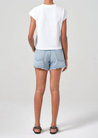 Agolde Parker Long Denim Short