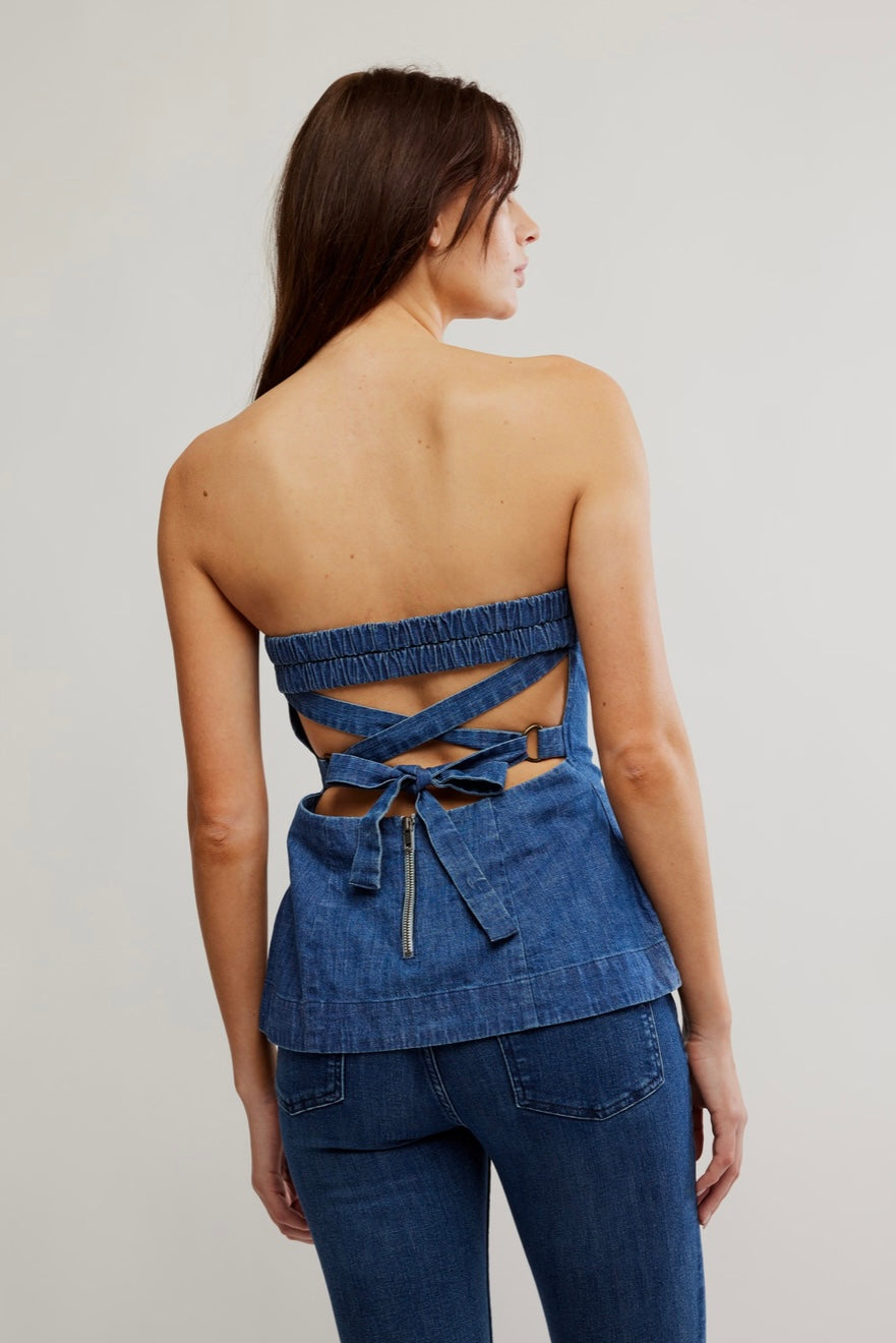 Free People Lora Denim Tube