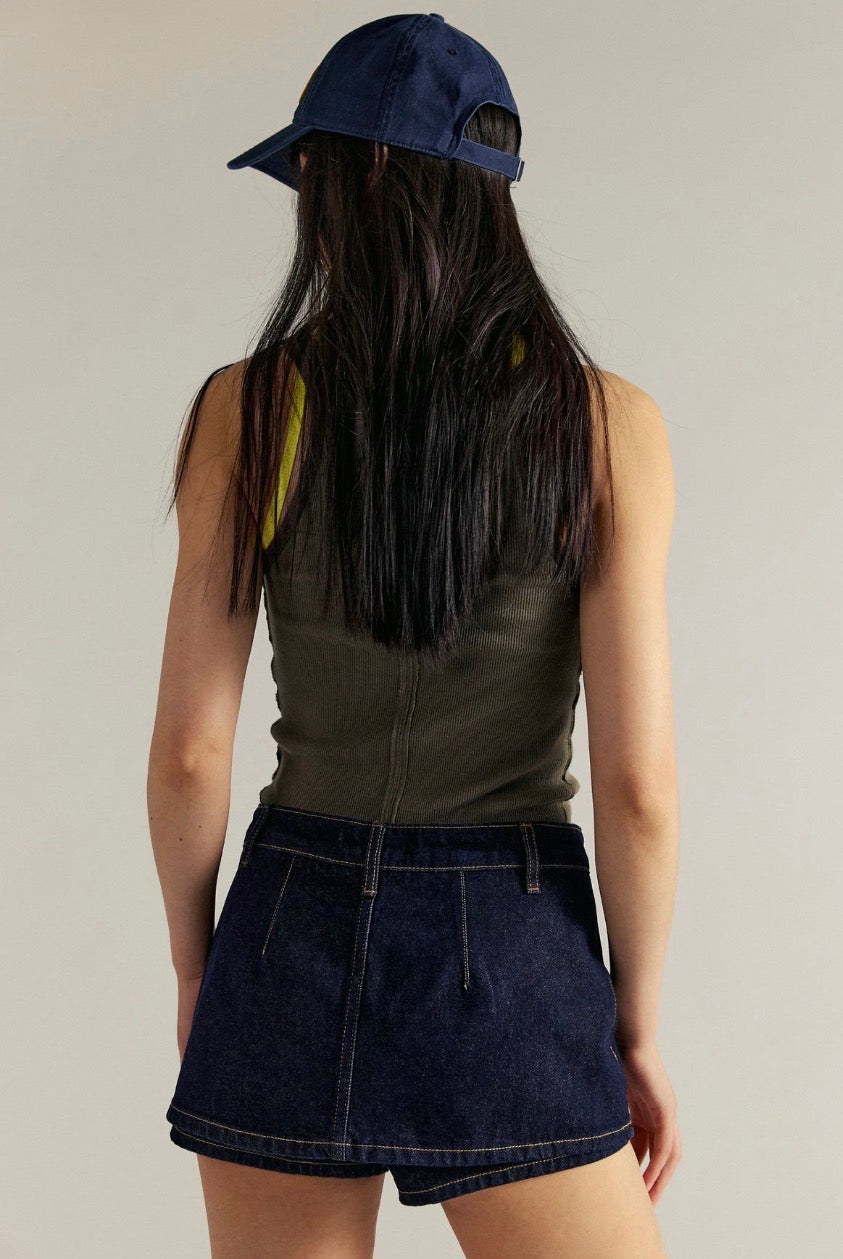 We The Free Gallivanting Skort In Rinse