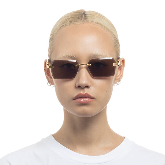 Nebula- Bright Gold Woodgrain Sunglasses