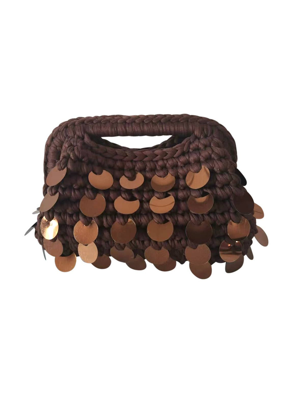 Tropez Woven Bag (Brown Red and Black)