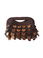 Tropez Woven Bag (Brown Red and Black)