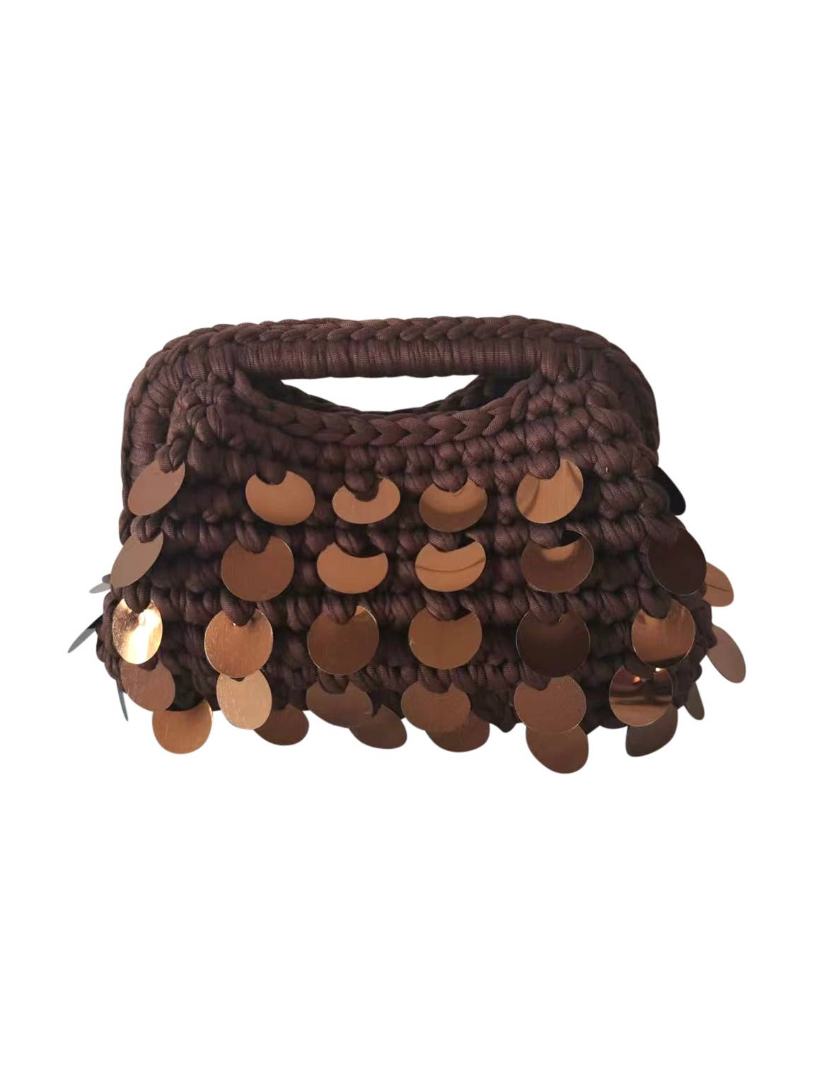 Tropez Woven Bag (Brown Red and Black)