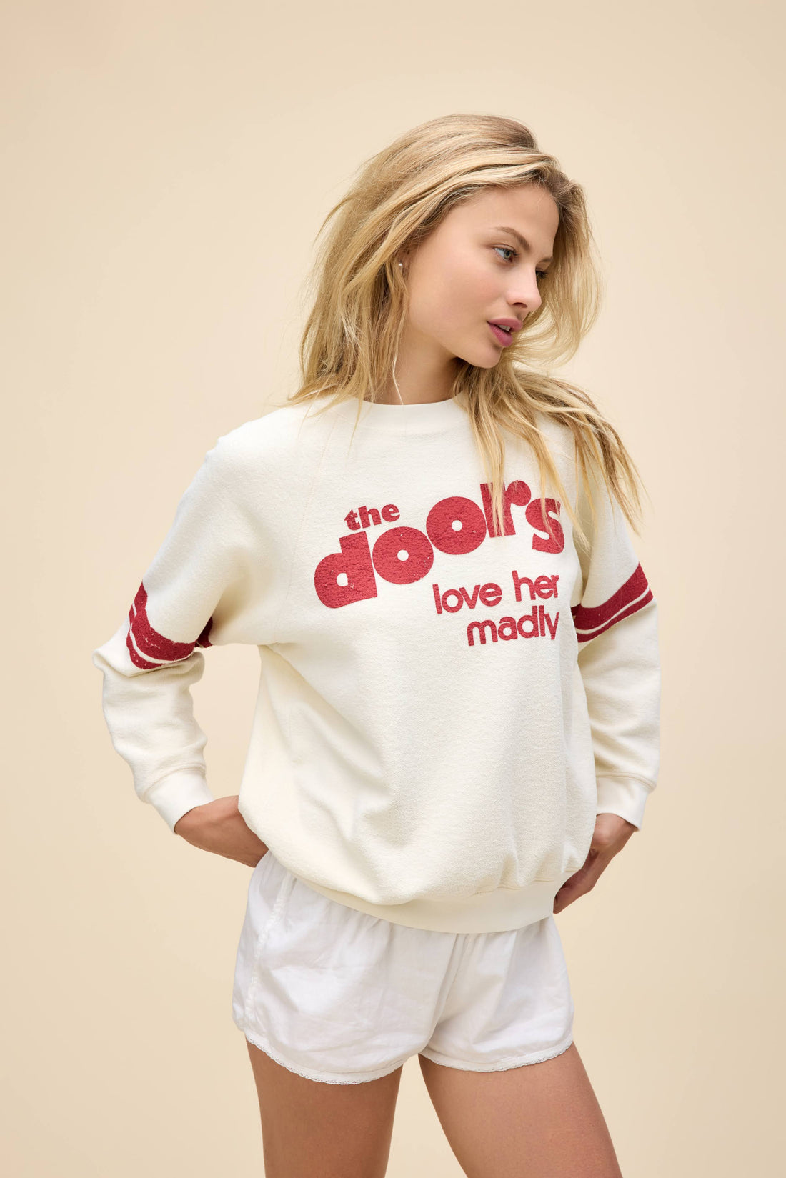 Daydreamer The Doors Love Her Madly Reverse Raglan Sweatshirt