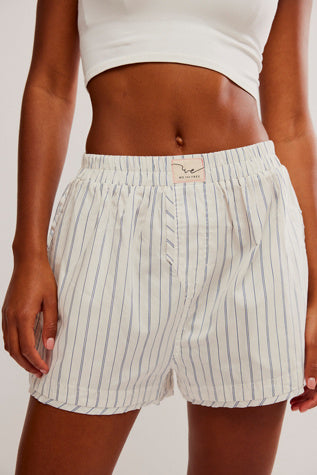 Free People Day to Day Stripe Boxer