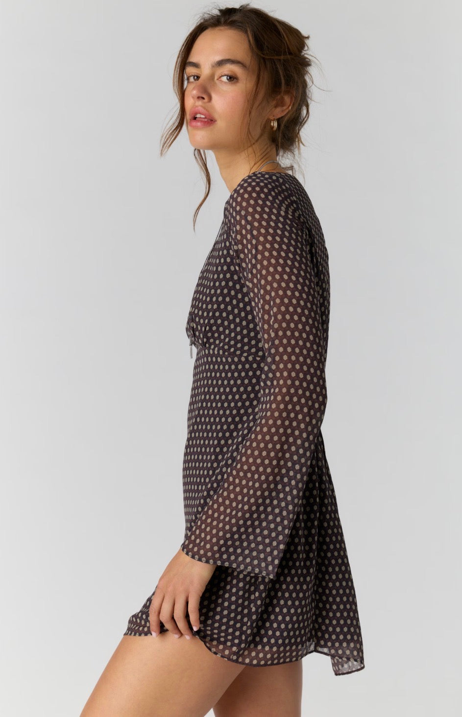 Jolie Printed Mini Dress