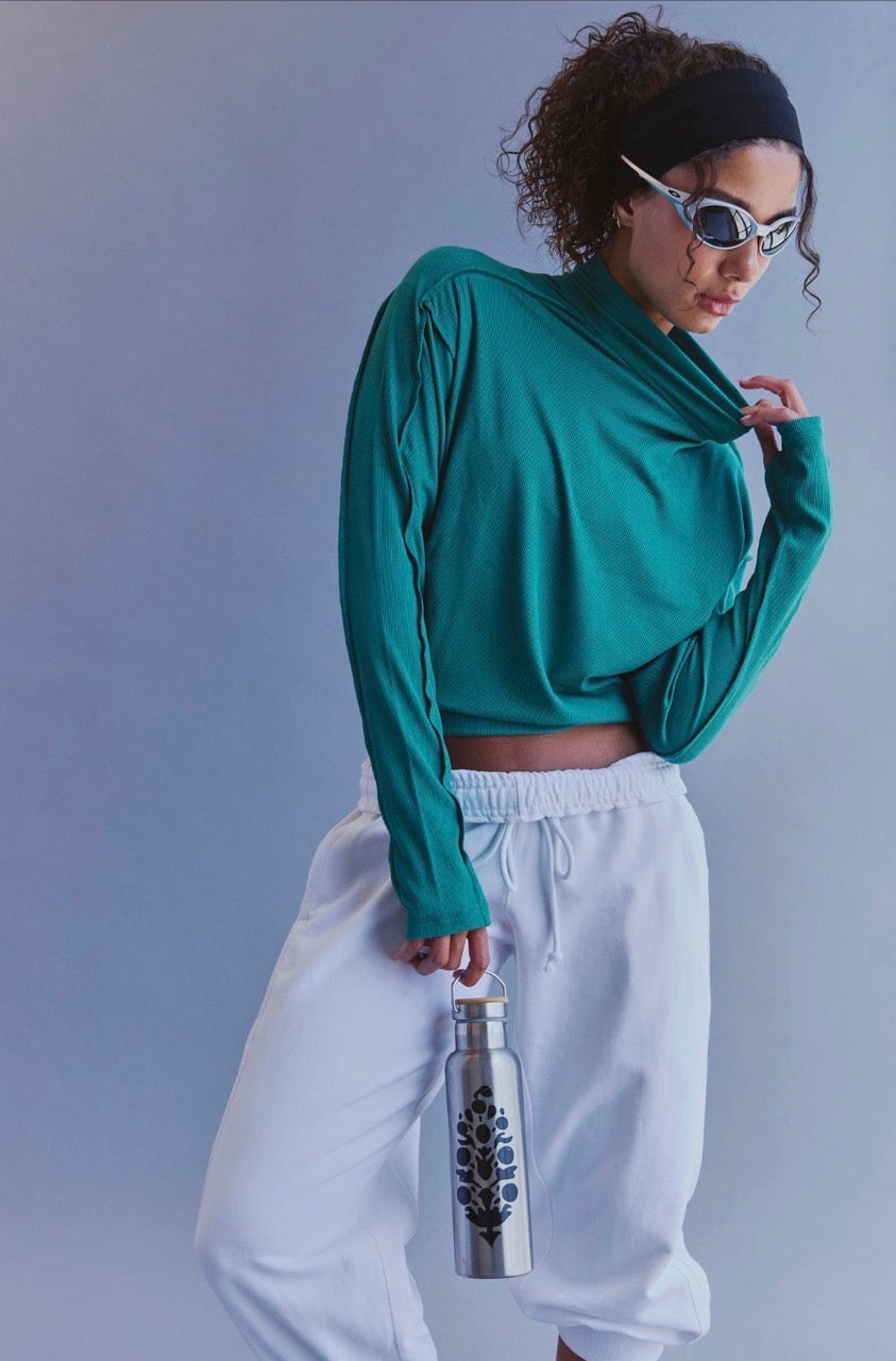 Love To Move Long Sleeve Green Frost