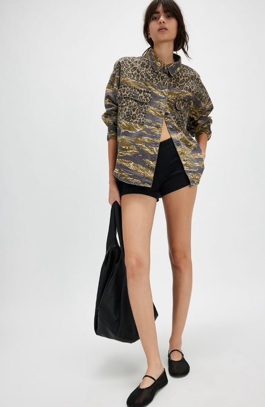 OneTeaspoon Animal Camo Daria Shirt