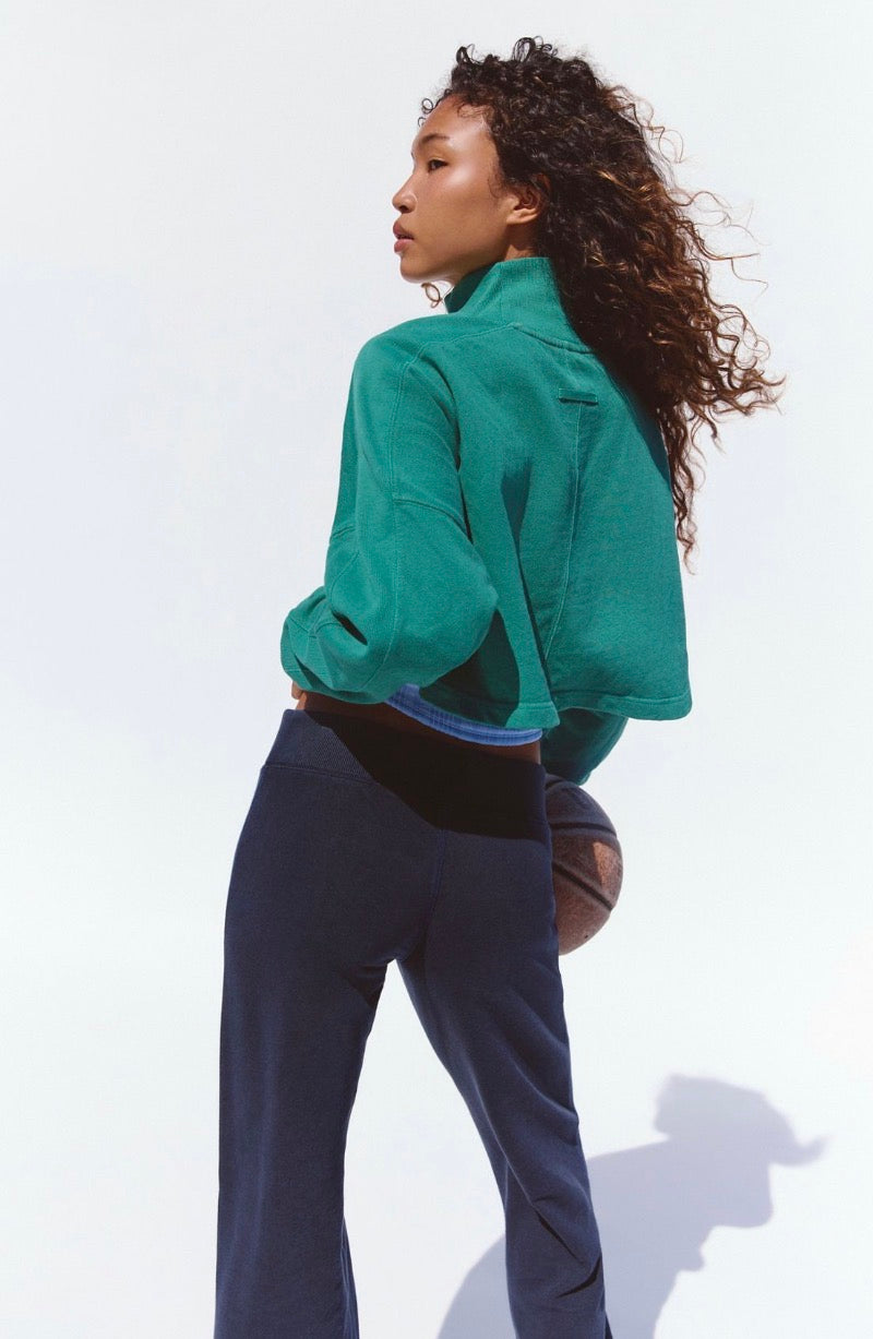 Pick Up Game Pullover Green Frost