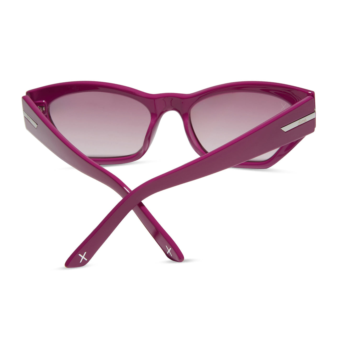 Sawtelle Glossy Berry Garnet Gradient Sunglasses