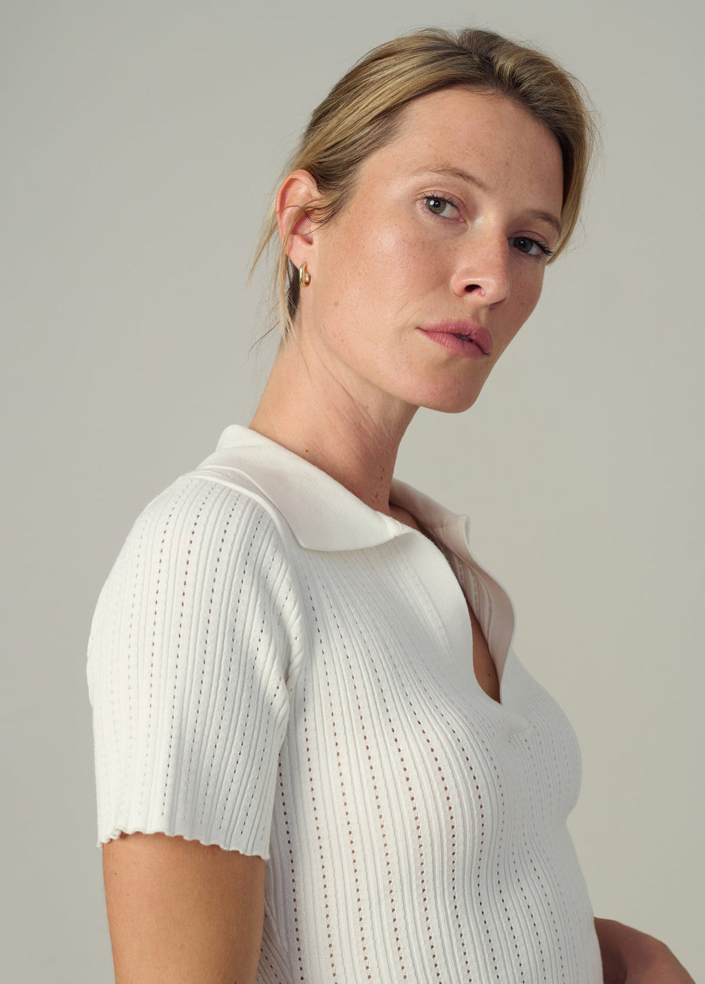 Joes Jess Pointelle Polo Shirt