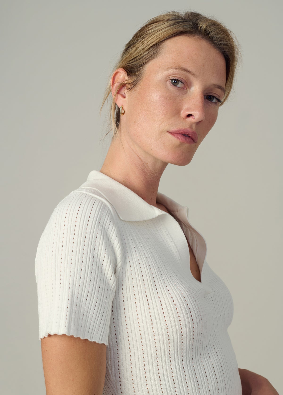 Joes Jess Pointelle Polo Shirt