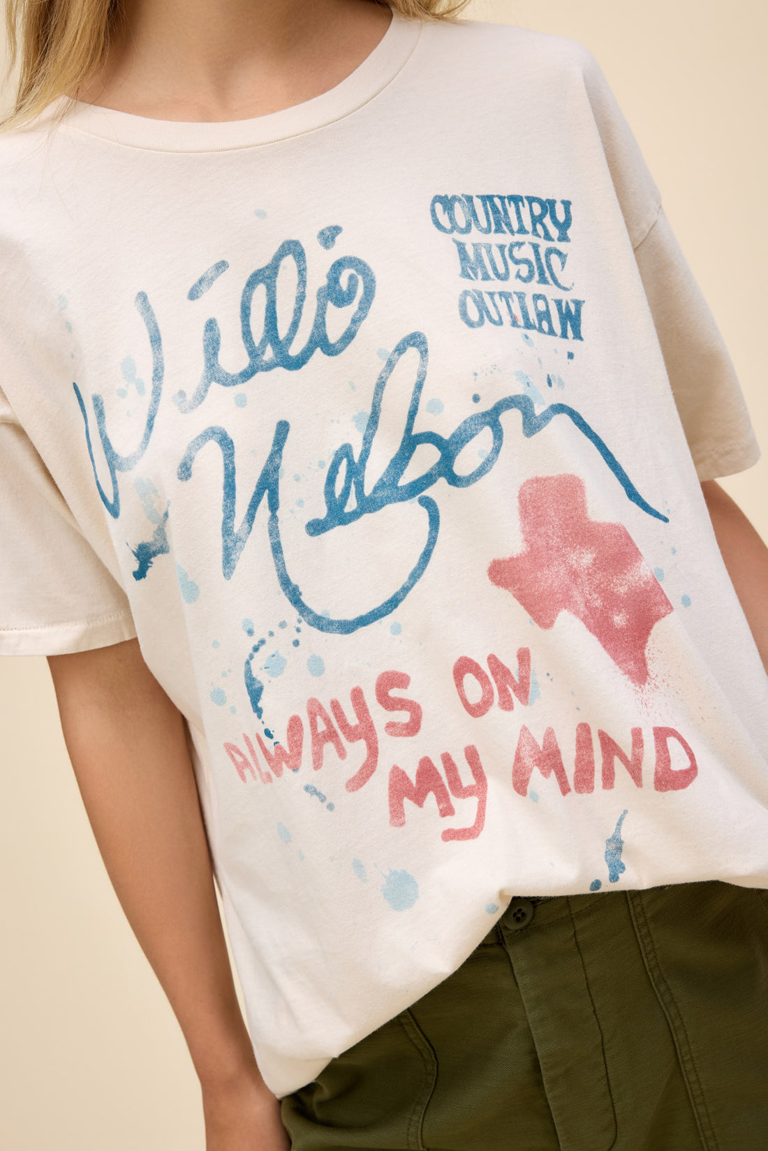 Daydreamer Willie Nelson Always on my Mind Merch Tee