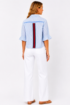 Blue Plaid Stella Puff Sleeve