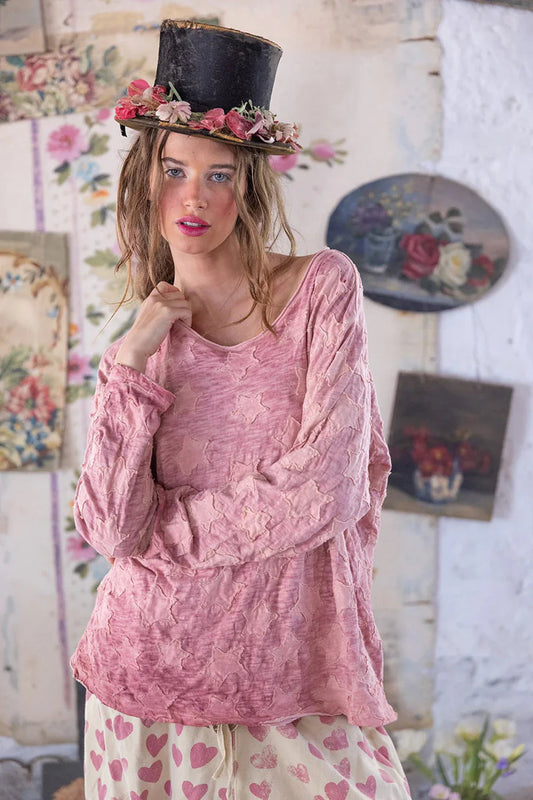 Magnolia Pearl Star Appliqué Viggo Tee