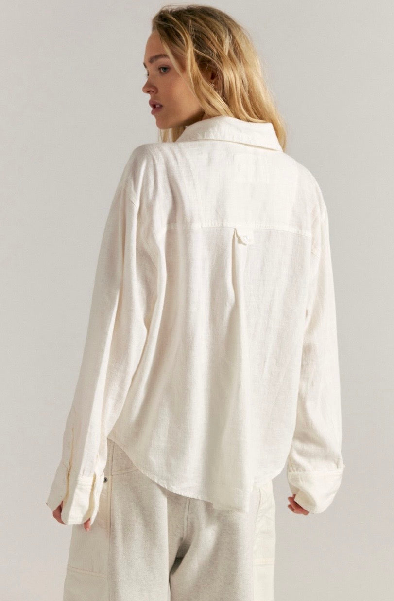 We The Free Laurel Linen Button Down