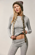 So Soft Seamless Modal Cable Long Sleeve