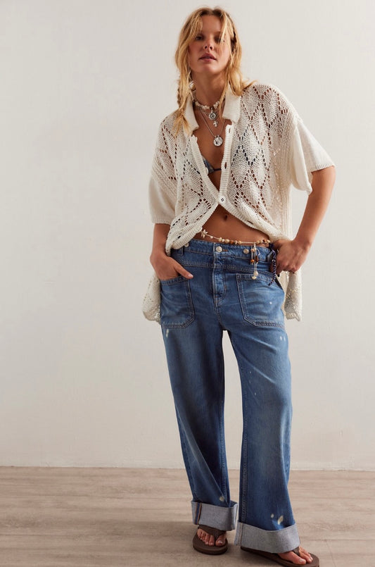 Free People Palmer Cuffed Jean