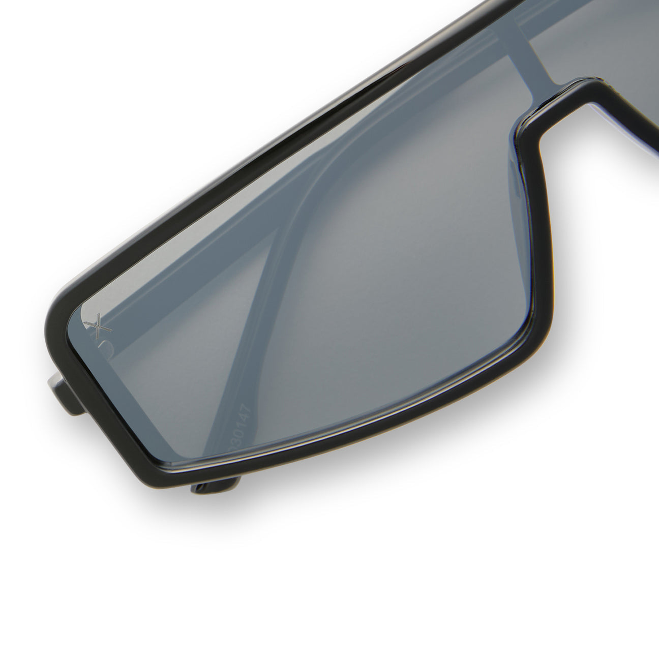 Mira+Black Grey Silver Flash Polarized Sunglasses