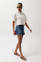 Saige High Rise Short-Wishbone