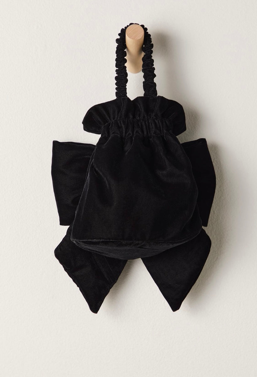 Belle Velvet Bow Bag