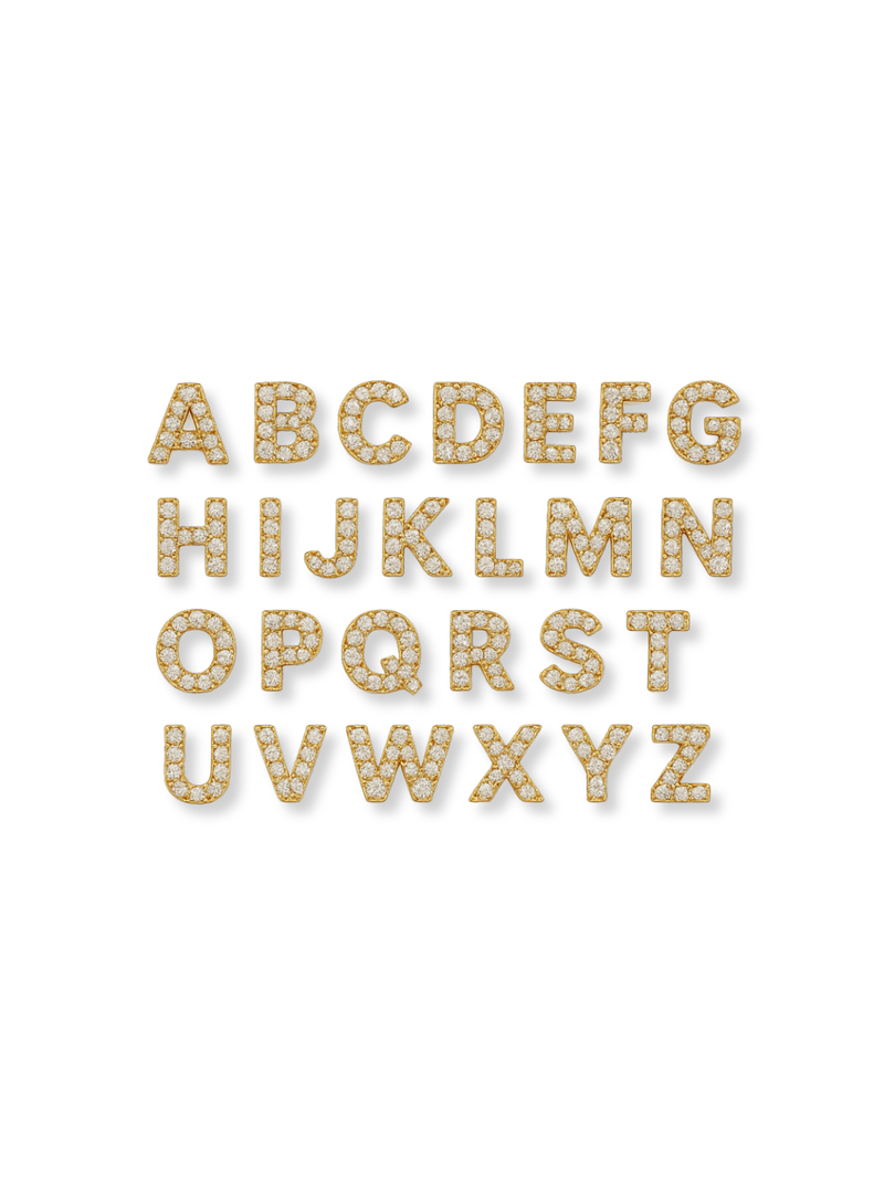 LUX Letter Slide Charms