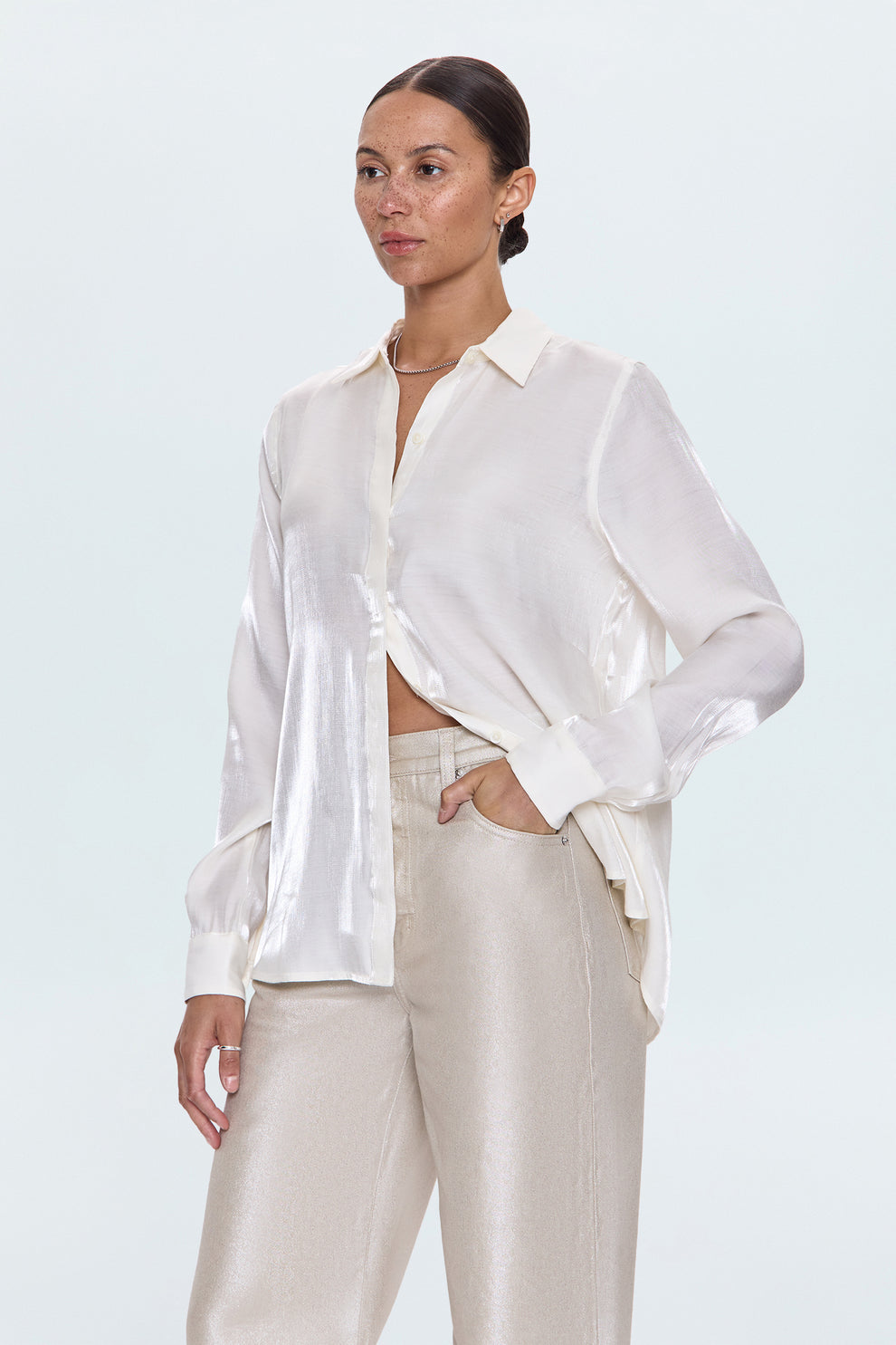 Tilda Long Sleeve Button Up