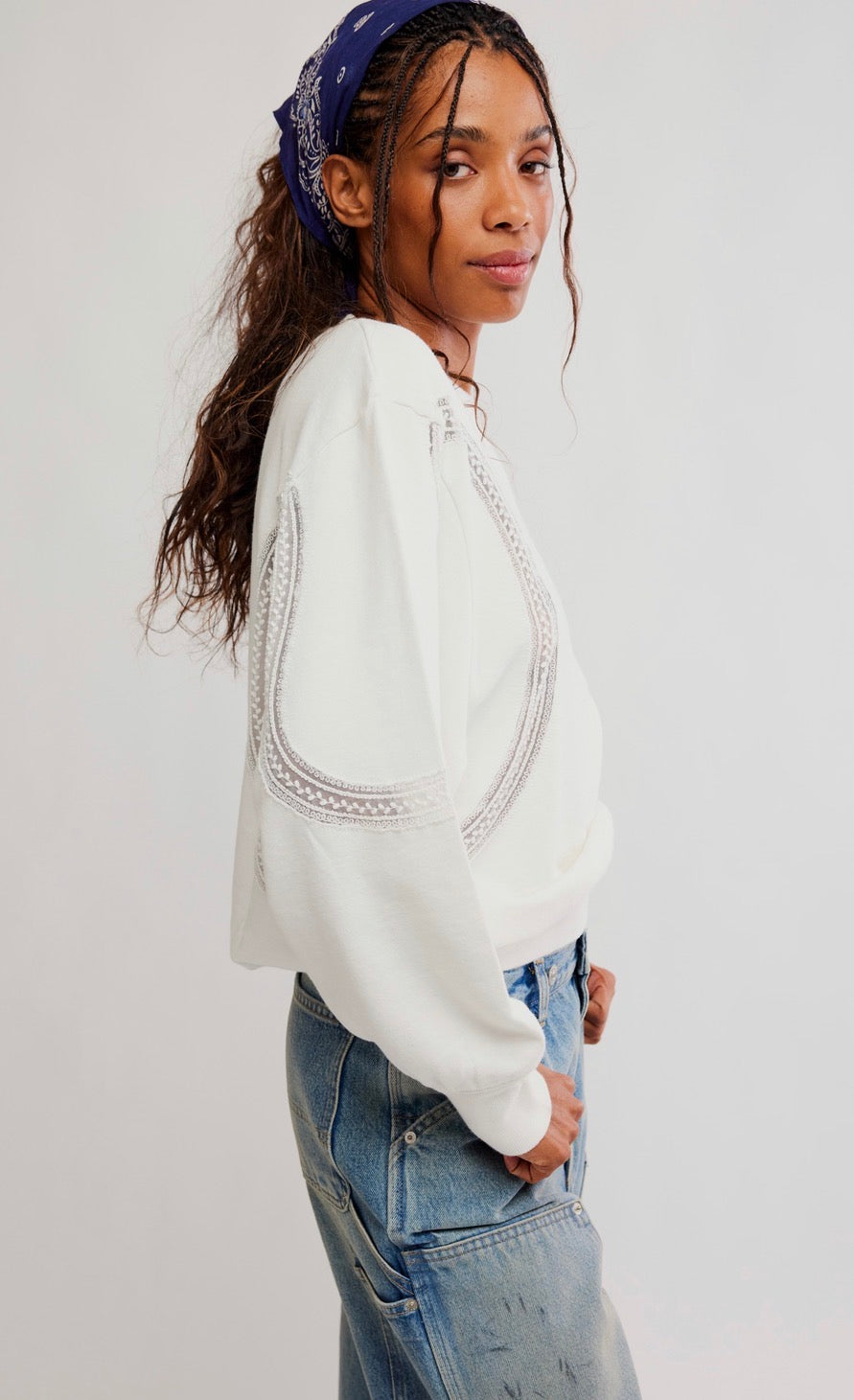 Love Lace Sweatshirt