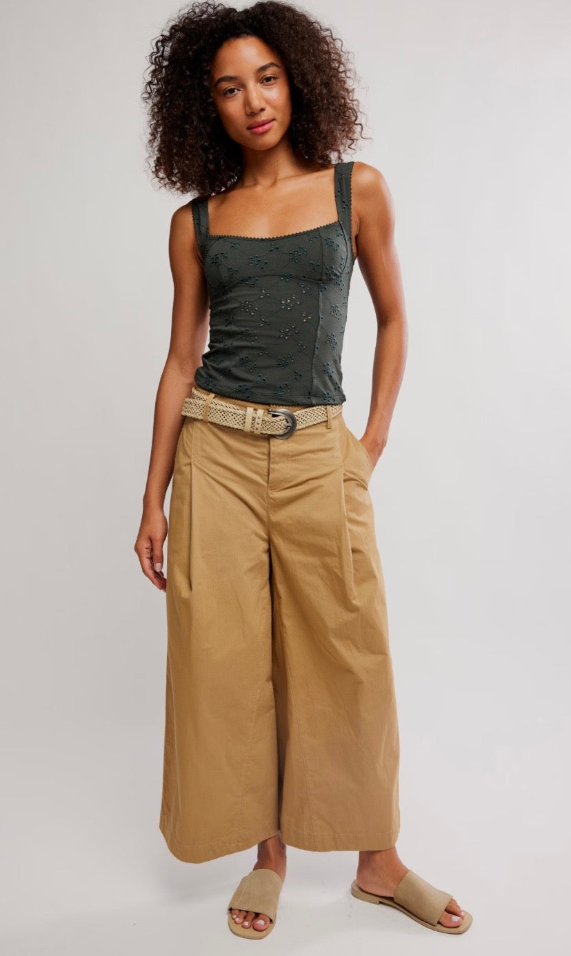 Full Bloom Cotton Eyelet Cami