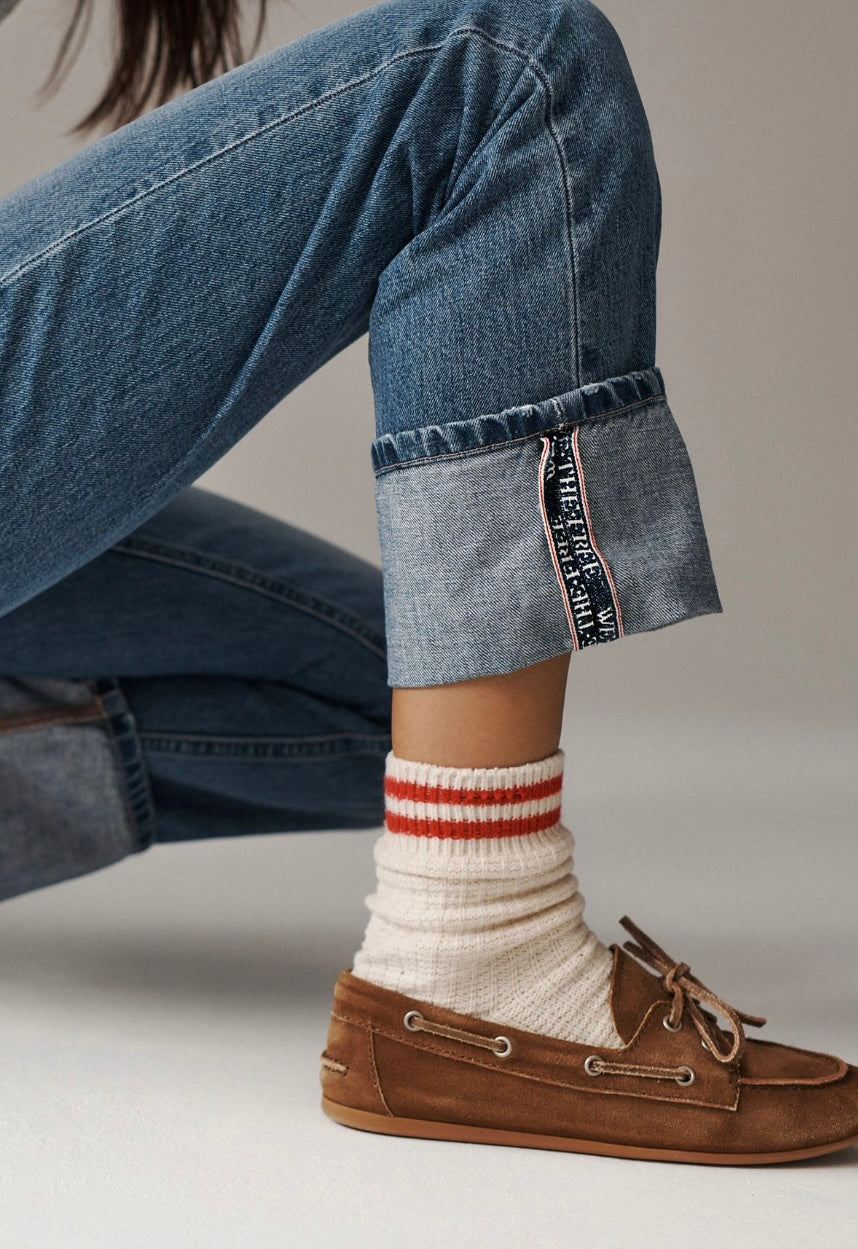 Free People We The Free Slade Slim Selvedge Jeans